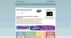 Desktop Screenshot of cpubenchmark.net
